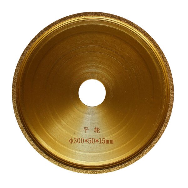 Flat face brazed diamond profile wheel