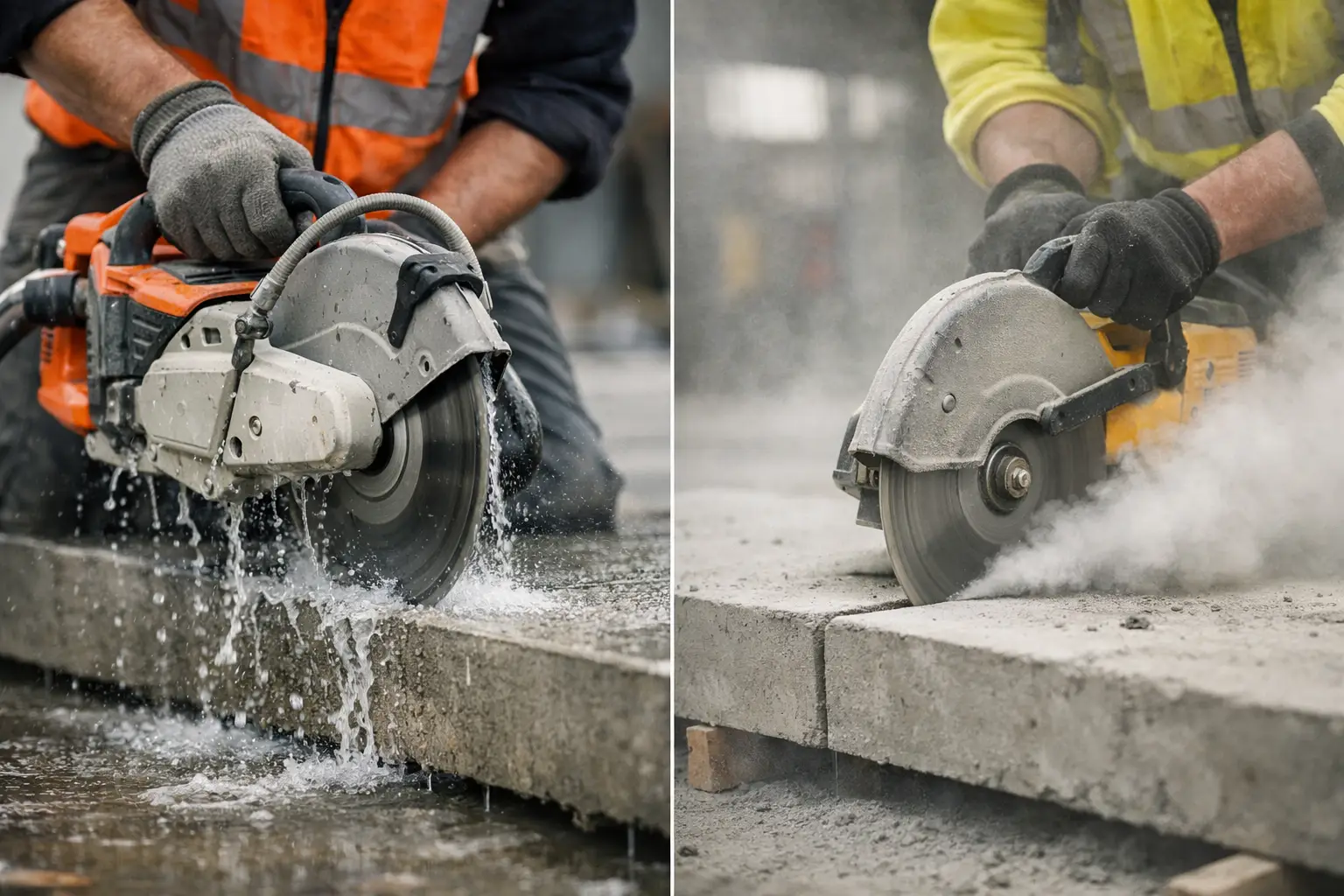 Wet Cutting vs Dry Cutting for Industrial Jobs